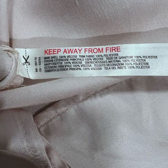 Anthropologie Flutter Sleeve Satin Sheath Dress Size 10 Cocktail Party Dress New - Picture 13 of 16